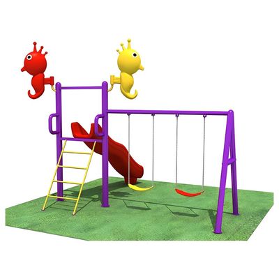 MYTS Outdoor  Small playcentre with slide and 2 swings for kids 